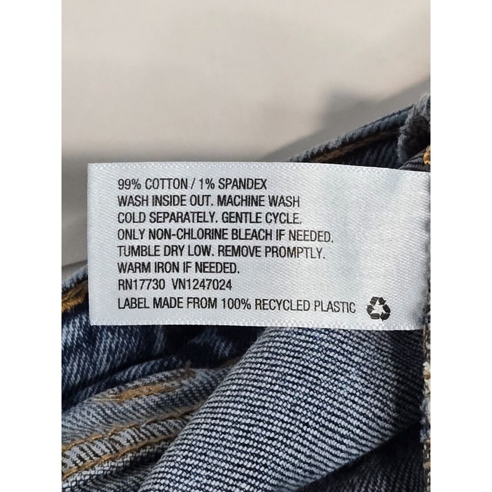 Wild Fable Denim Mini Skirt | Women's Size 4 | Blue Distressed Raw Hem - Picture 7 of 7